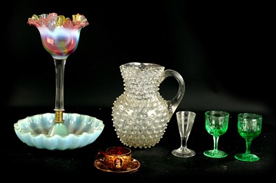 Lot 21 - A COLLECTION OF 19TH CENTURY GLASSWARE