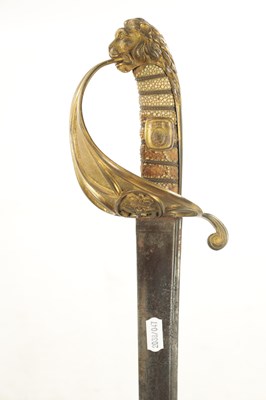 Lot 566 - AN 1827 PATTERN NAVAL OFFICERS PRESENTATION SWORD