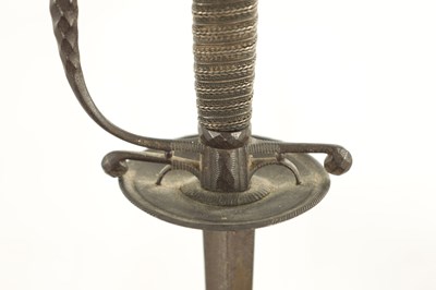 Lot 555 - AN 18TH CENTURY CONTINENTAL SMALL SWORD