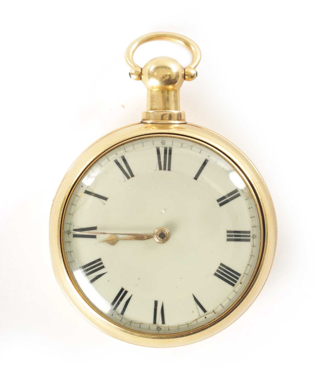 Lot 361 - LITHERLAND DAVIES & CO. LIVERPOOL. AN 18CT GOLD PAIR CASED POCKET WATCH