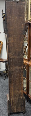 Lot 1134 - EDWARD STANTON, LONDON. A FINE WILLIAM AND MARY PANELLED MARQUETRY 10" LONGCASE CLOCK