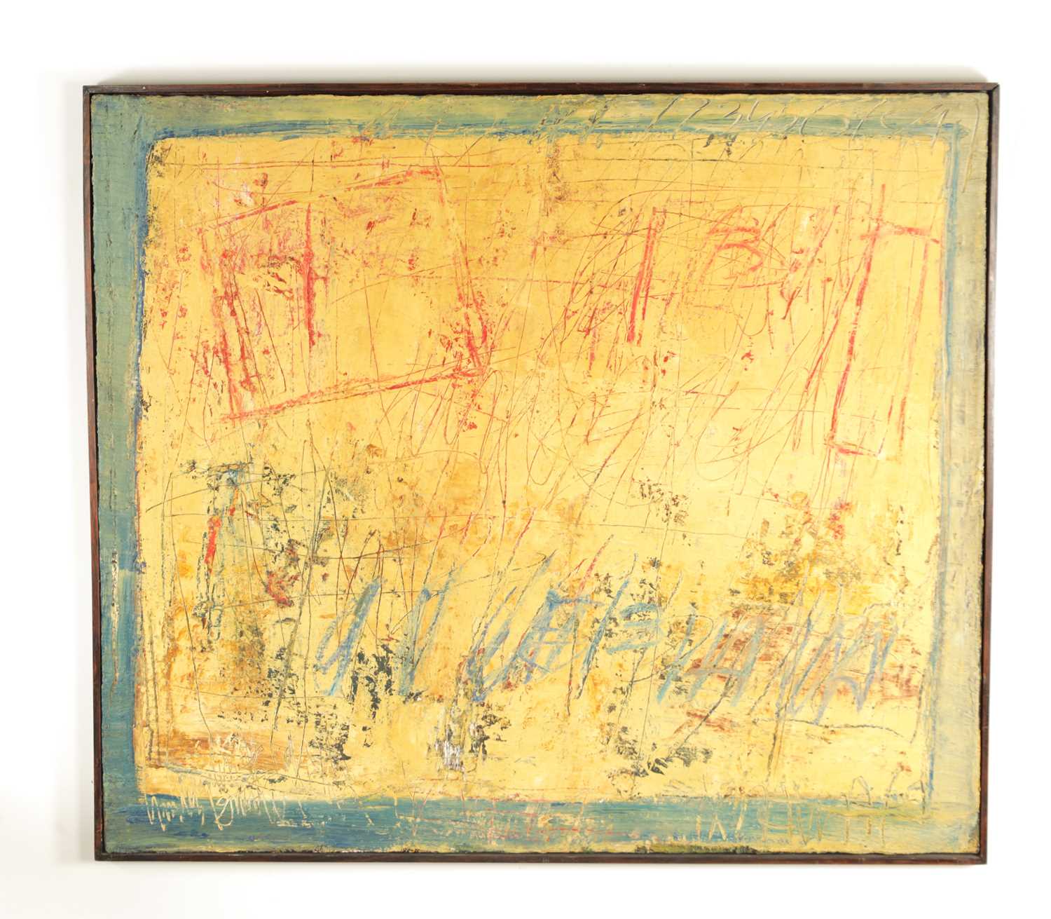 Lot 816 - GONZALEZ BRAVO (b.1944). LARGE OIL ON CANVAS