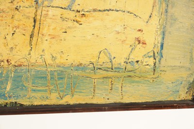 Lot 816 - GONZALEZ BRAVO (b.1944). LARGE OIL ON CANVAS