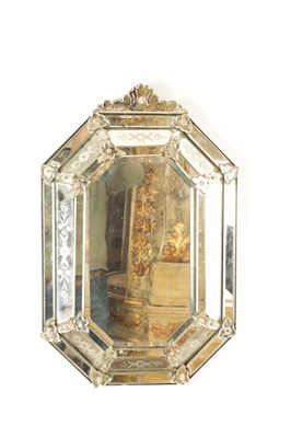 Lot 1229 - AN EARLY 20TH CENTURY VENETIAN MIRROR