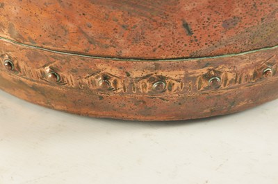 Lot 877 - A 19TH CENTURY COPPER AND BRASS LOG BIN