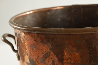 Lot 877 - A 19TH CENTURY COPPER AND BRASS LOG BIN