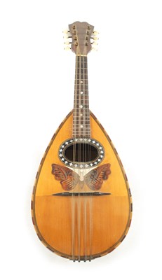 Lot 609 - A 19TH CENTURY INLAID MANDOLIN