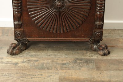 Lot 1123 - TOMLINSON, NEWCASTLE. A RARE EARLY 19TH CENTURY FOUR-TRAIN MUSICAL MAHOGANY LONGCASE CLOCK