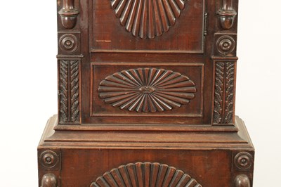 Lot 1123 - TOMLINSON, NEWCASTLE. A RARE EARLY 19TH CENTURY FOUR-TRAIN MUSICAL MAHOGANY LONGCASE CLOCK