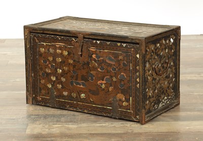 Lot 203 - A RARE 16TH CENTURY NAMBAN JAPANESE TABLE CABINET