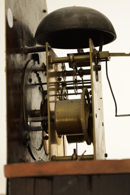 Lot 1142 - THOMAS HILL, LONDON. A GEORGE III SCARLET LACQUERED CHINOISERIE LONGCASE CLOCK