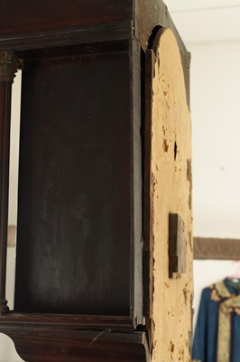 Lot 1126 - WILLIAM BARKER, WIGAN. A GEORGE III FIGURED MAHOGANY LONGCASE CLOCK