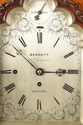 Lot 1575 - SIR JOHN BENNETT, LONDON. A MID 19TH CENTURY TRIPLE FUSEE QUARTER CHIMING BRACKET CLOCK