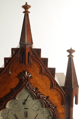 Lot 1575 - SIR JOHN BENNETT, LONDON. A MID 19TH CENTURY TRIPLE FUSEE QUARTER CHIMING BRACKET CLOCK