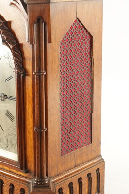 Lot 1575 - SIR JOHN BENNETT, LONDON. A MID 19TH CENTURY TRIPLE FUSEE QUARTER CHIMING BRACKET CLOCK