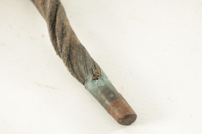 Lot 459 - A LATE 19TH CENTURY BULL'S PENIS WALKING STICK