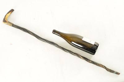 Lot 459 - A LATE 19TH CENTURY BULL'S PENIS WALKING STICK