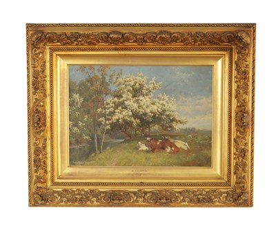 Lot 962 - CHARLES COLLINS (1851-1921) OIL ON CANVAS