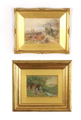 Lot 965 - TWO WATERCOLOURS BY ROBERT HOLLANDS WALKER (BRITISH, Active 1892-1920) AND COPLEY FIELDING ((1787-1855)