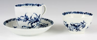 Lot 63 - AN 18TH CENTURY BLUE AND WHITE FIRST PERIOD...