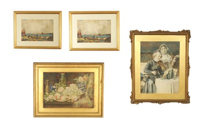 Lot 905 - A COLLECTION OF THREE WATERCOLOURS