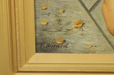 Lot 933 - F. BRIEARD. A LARGE PAIR OF ITALIAN OILS ON CANVAS