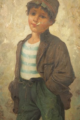 Lot 933 - F. BRIEARD. A LARGE PAIR OF ITALIAN OILS ON CANVAS