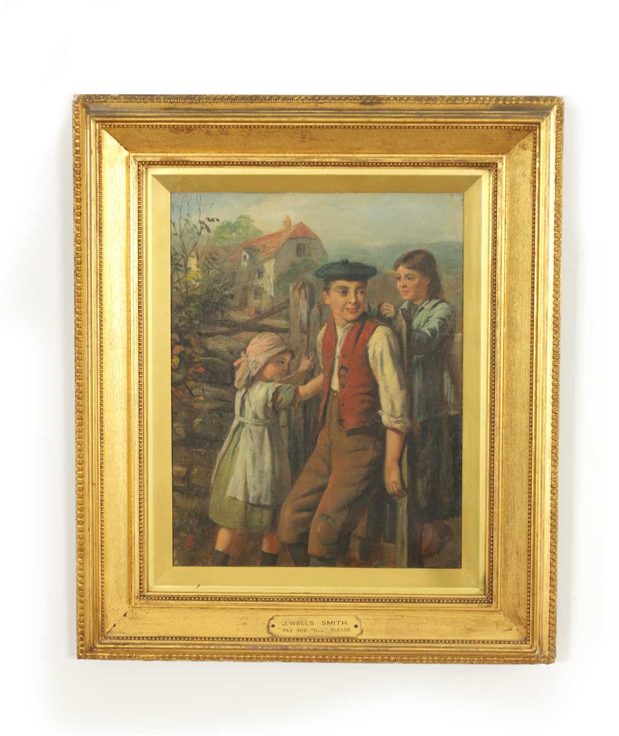 Lot 954 - JOHN WELLS SMITH (fl. 1870-1875) OIL ON CANVAS