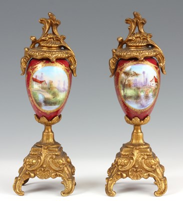 Lot 69 - A PAIR OF LATE 19TH CENTURY CONTINENTAL GILT...