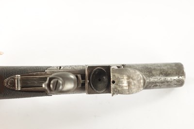 Lot 562 - AN EARLY 19TH CENTURY FLINTLOCK POCKET PISTOL BY BAKER