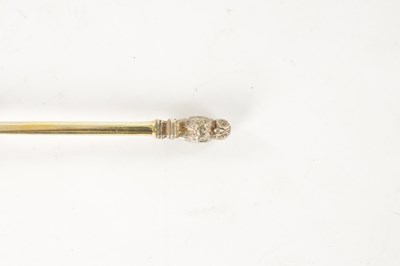 Lot 405 - AN ELIZABETH II SILVER GILT SPOON