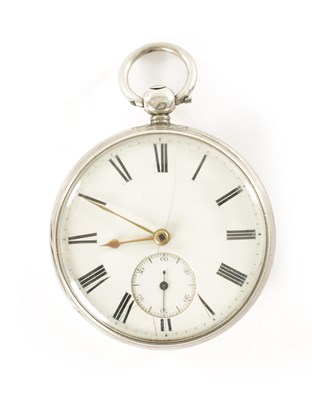 Lot 304 - A SILVER OPEN FACED POCKET WATCH SIGNED THOMAS DIXON, ISLINGTON