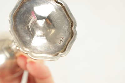 Lot 406 - A CASED VICTORIAN THREE-PIECE SILVER TRAVELLING COMMUNION SERVICE