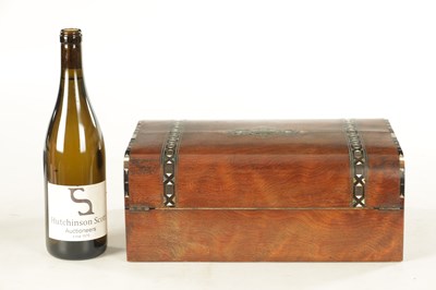 Lot 1174 - A VICTORIAN INLAID WALNUT WRITING BOX
