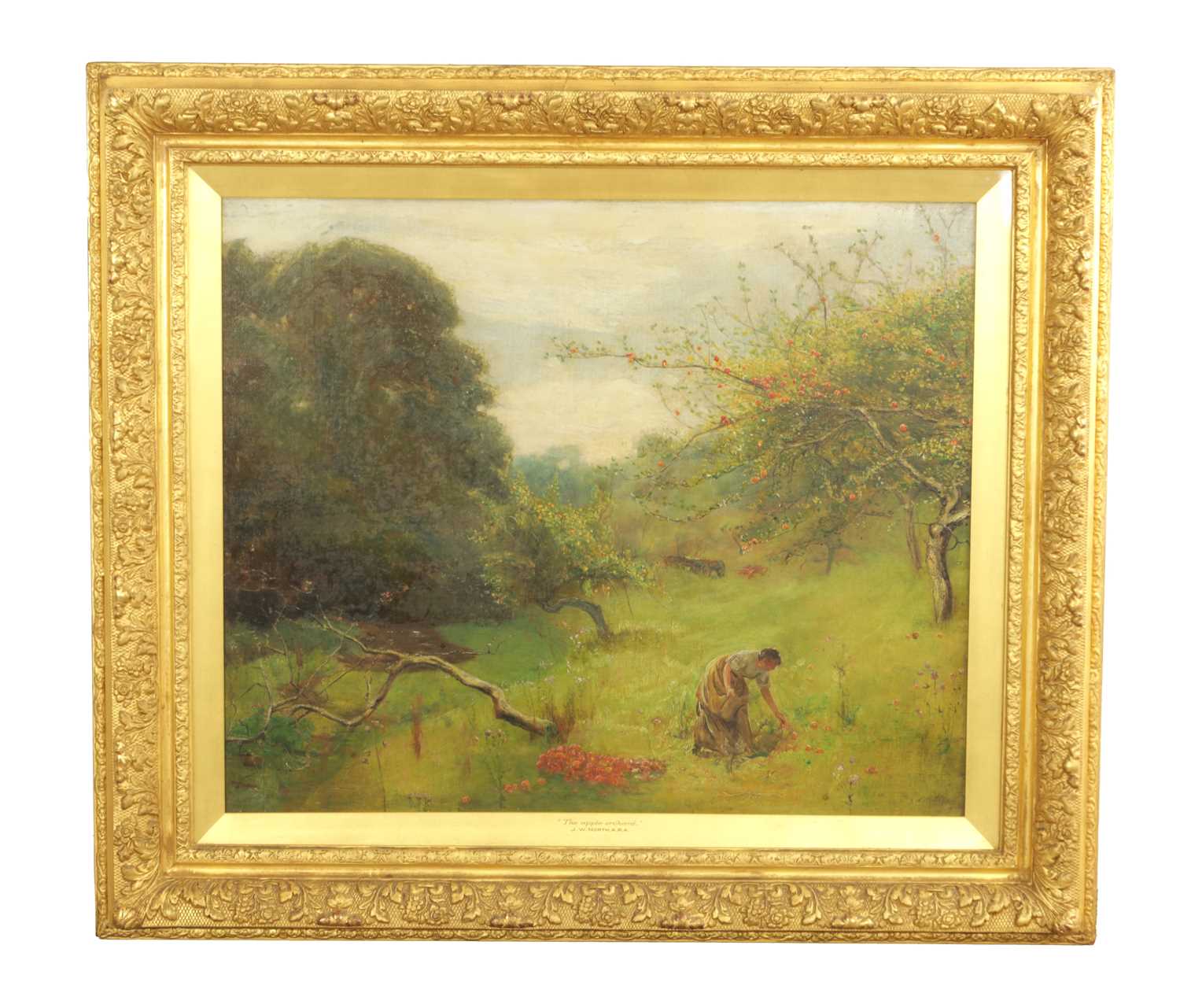 Lot 895 - JOHN WILLIAM NORTH, A.R.A., R.W.S. (1842-1924) OIL ON CANVAS