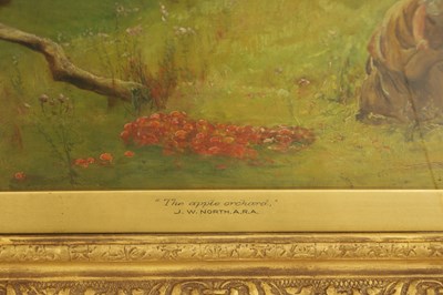 Lot 895 - JOHN WILLIAM NORTH, A.R.A., R.W.S. (1842-1924) OIL ON CANVAS