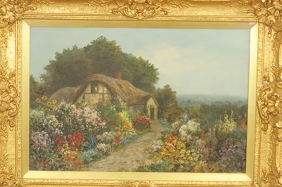 Lot F. WARREN. A 19TH CENTURY OIL ON CANVAS