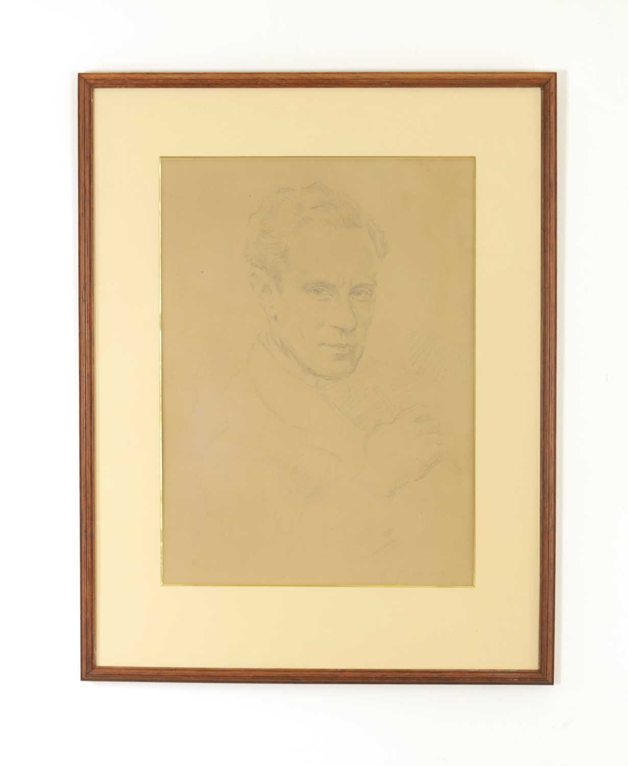 Lot 924 - REGINALD GRENVILLE EVES (1876 - 1941) PORTRAIT PENCIL SKETCH