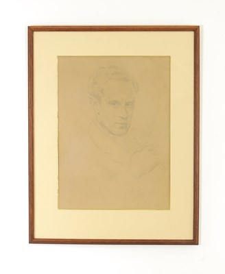 Lot 924 - REGINALD GRENVILLE EVES (1876 - 1941) PORTRAIT PENCIL SKETCH