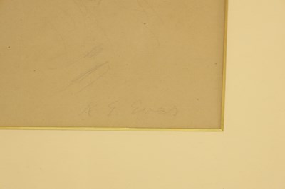 Lot 924 - REGINALD GRENVILLE EVES (1876 - 1941) PORTRAIT PENCIL SKETCH