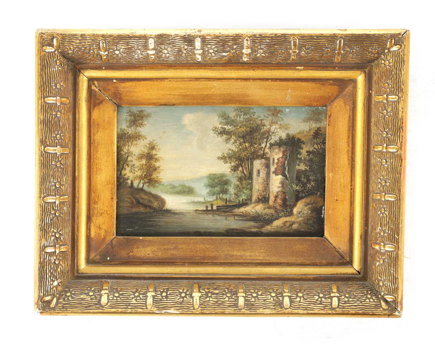 Lot 923 - A 19TH CENTURY OIL ON BOARD