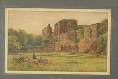 Lot 950 - CHARLES L. SAUNDERS (1855 - 1915) WATERCOLOUR