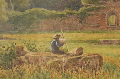 Lot 950 - CHARLES L. SAUNDERS (1855 - 1915) WATERCOLOUR