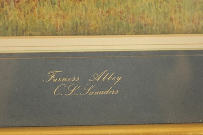 Lot 950 - CHARLES L. SAUNDERS (1855 - 1915) WATERCOLOUR