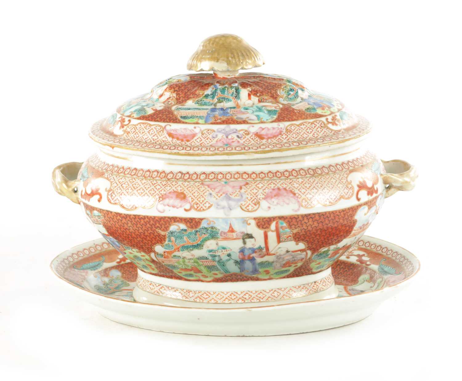 Lot 107 - AN 18TH CENTURY CHINESE EXPORT MANDERIN