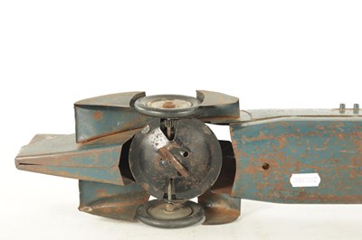 Lot 682 - A 1920’S KINGSBURY TINPLATE CLOCKWORK MODEL OF CAMBELL-NAPIER BLUEBIRD