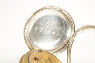 Lot 321 - THOMAS YATES, PRESTON. A 19TH CENTURY SILVER OPEN FACED FUSEE POCKET WATCH