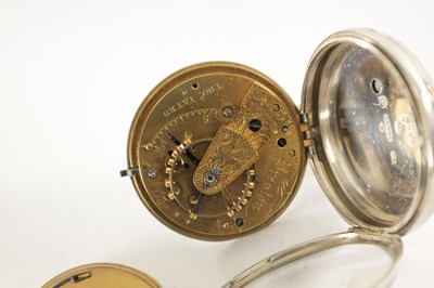 Lot 321 - THOMAS YATES, PRESTON. A 19TH CENTURY SILVER OPEN FACED FUSEE POCKET WATCH