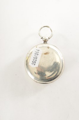 Lot 321 - THOMAS YATES, PRESTON. A 19TH CENTURY SILVER OPEN FACED FUSEE POCKET WATCH
