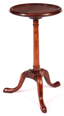 Lot 684 - An unusual 18th Century Yew-wood KETTLE STAND...